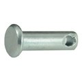 Midwest Fastener 3/16" x 5/8" Zinc Plated Steel Single Hole Clevis Pins 25PK 34701